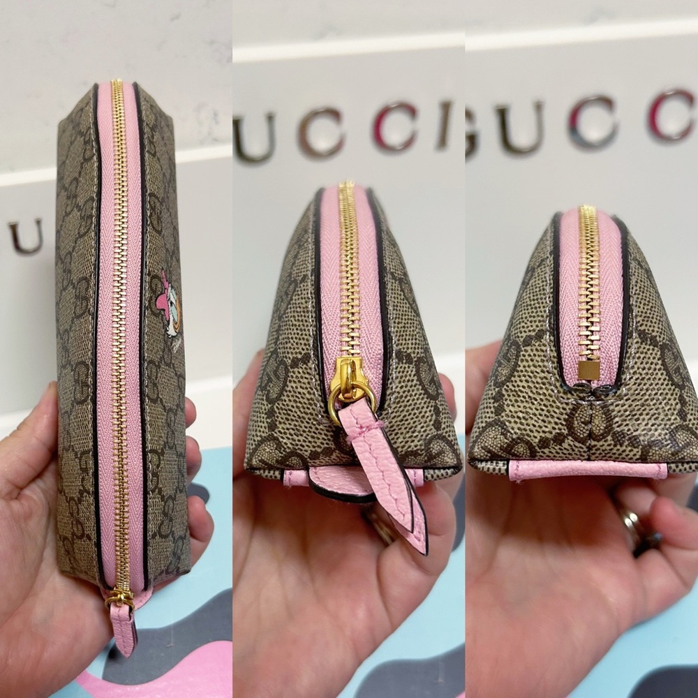 Authentic Gucci x Disney RARE Limited Ed. Daisy Duck Pencil Pouch / Cosmetic Bag - Picture 4 of 11